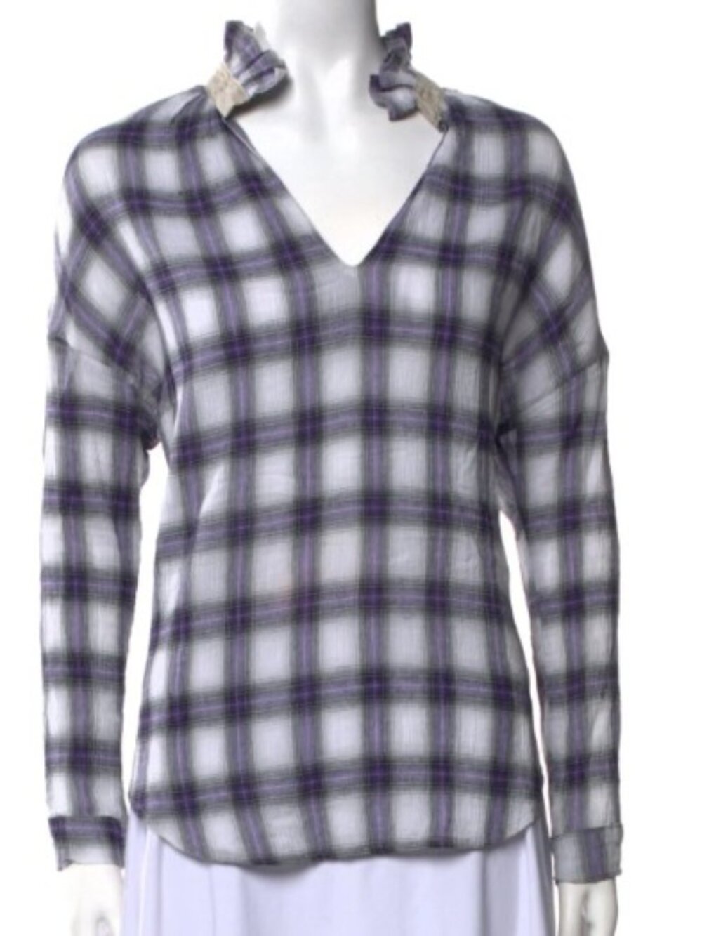 A Shirt Thing Brain Plaid Top